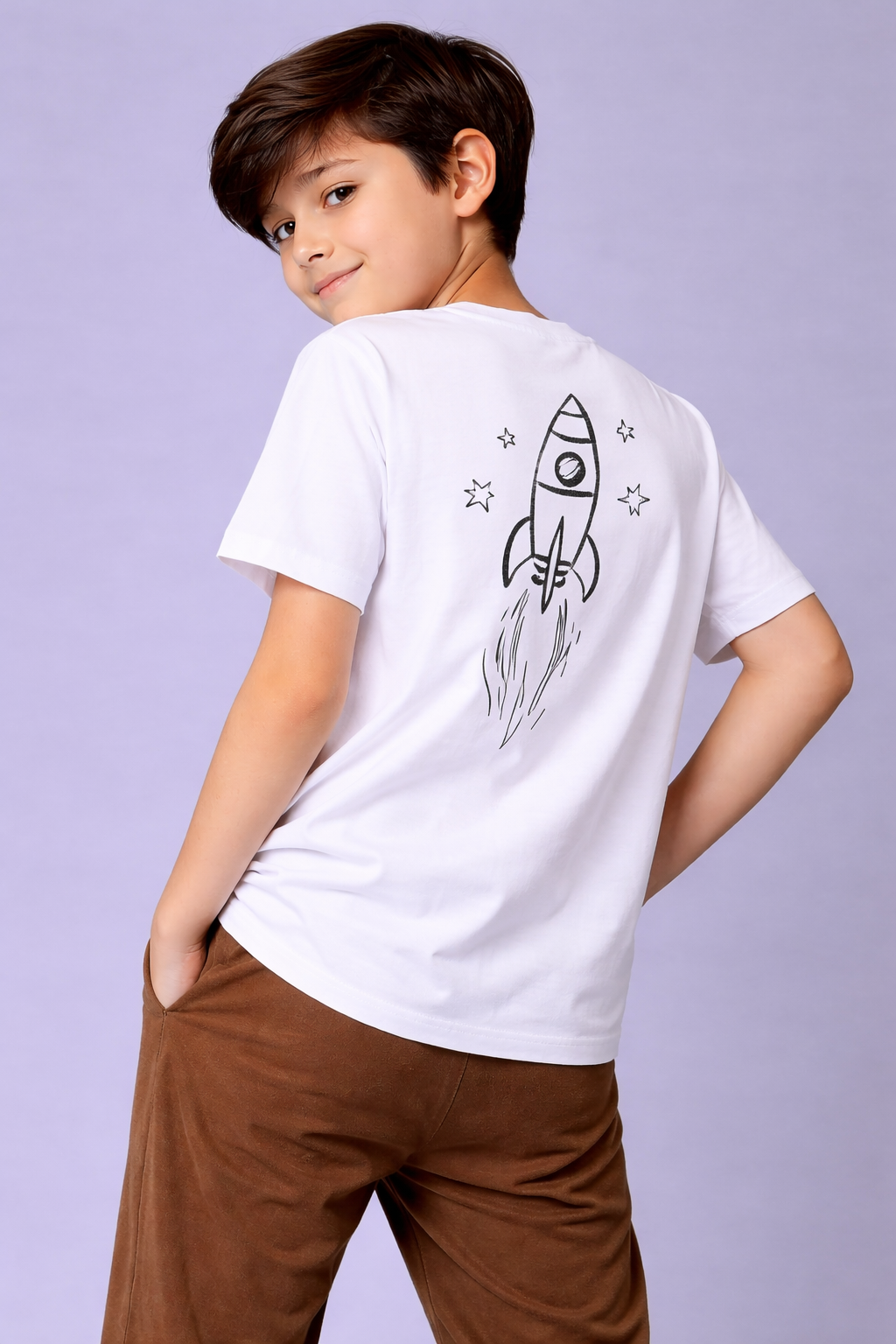 Rocket Star Explorer Glow Kids T-Shirt