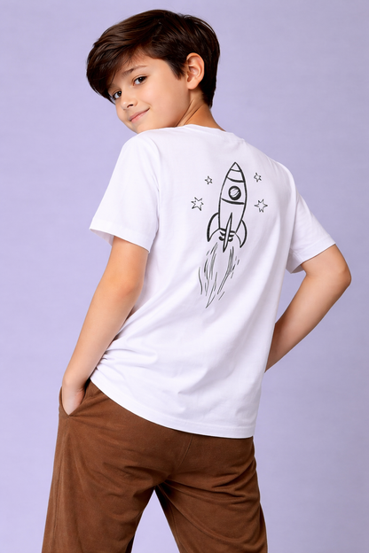 Rocket Star Explorer Glow Kids T-Shirt