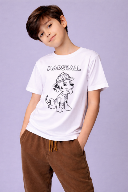 Marshall Fire Rescue Sun Activated Colour Changing T-Shirt for Kids