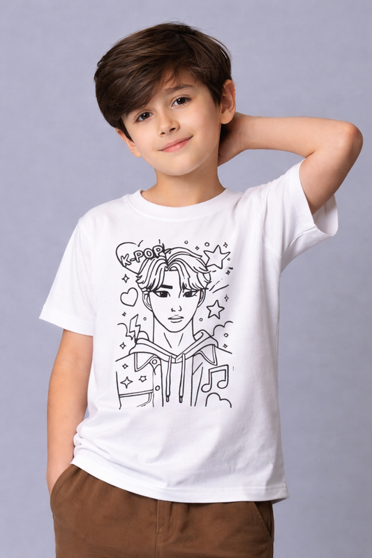 K-Pop Star Vibes Glow Kids T-Shirt