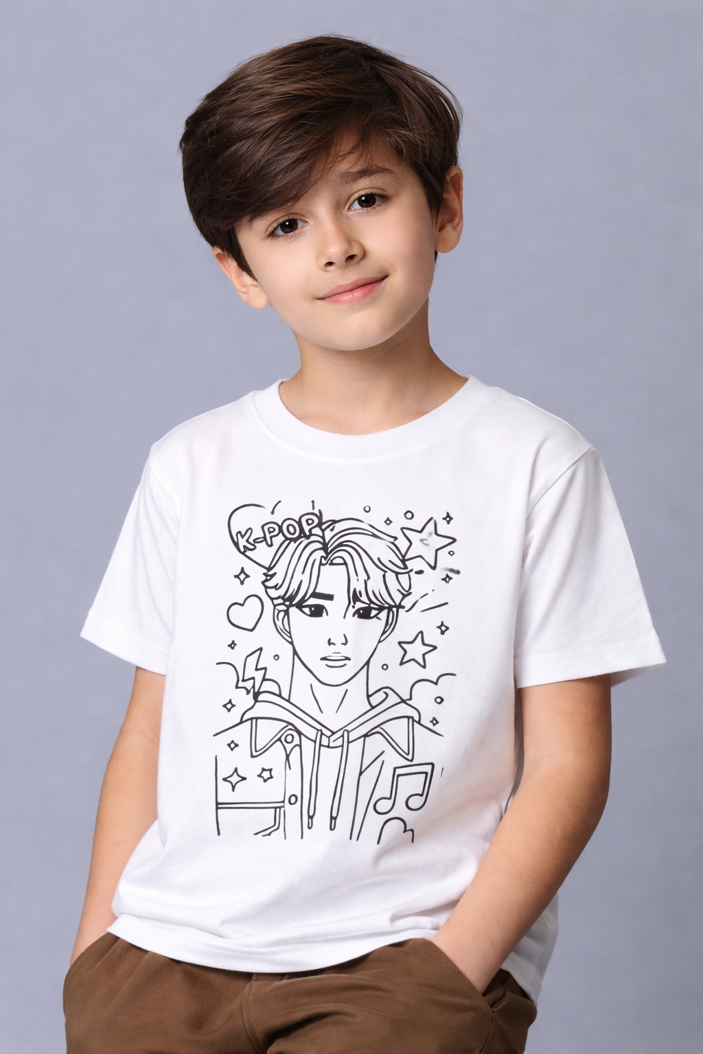 K-Pop Star Vibes Glow Kids T-Shirt