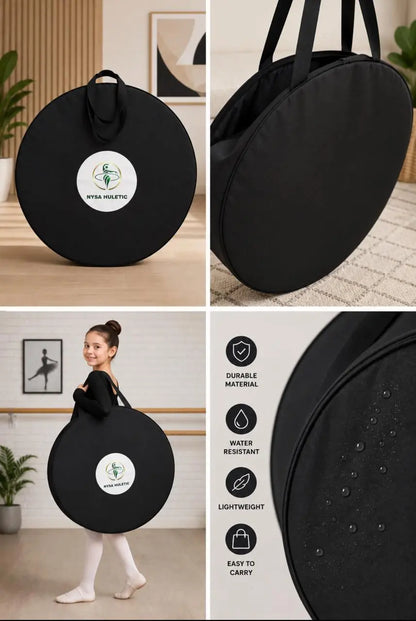 Travel-friendly Hula Hoop Kit with storage bag