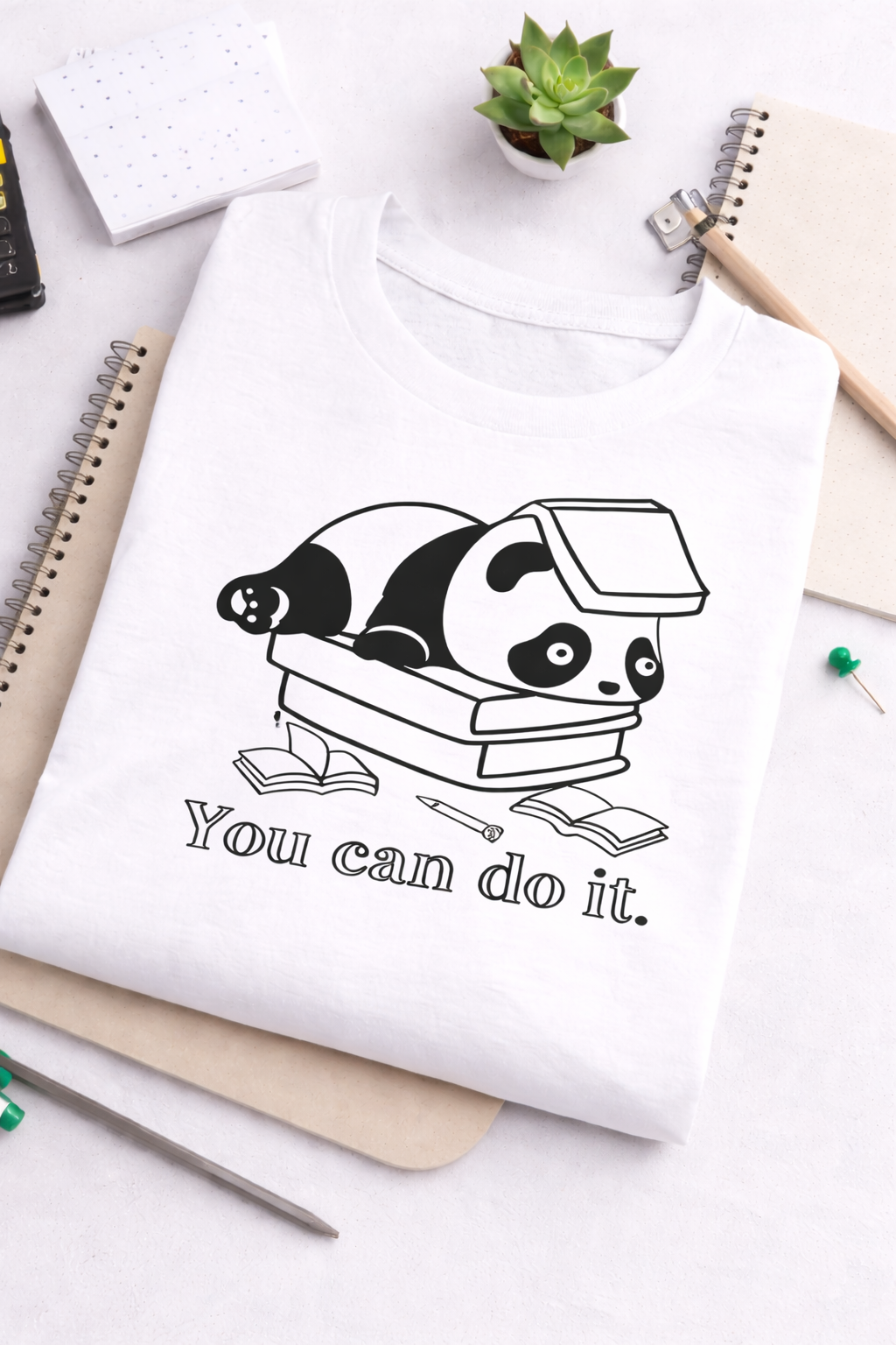 You Can Do It Panda Kids T-Shirt