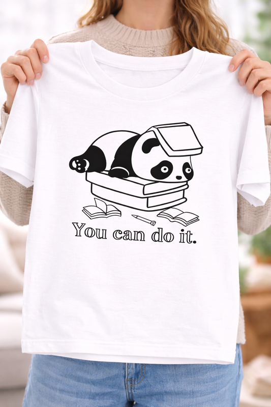 You Can Do It Panda Kids T-Shirt