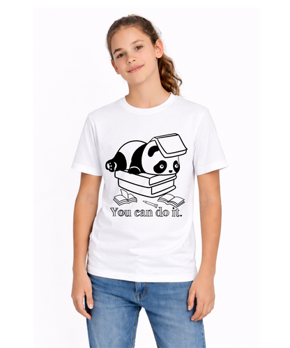 You Can Do It Panda Kids T-Shirt