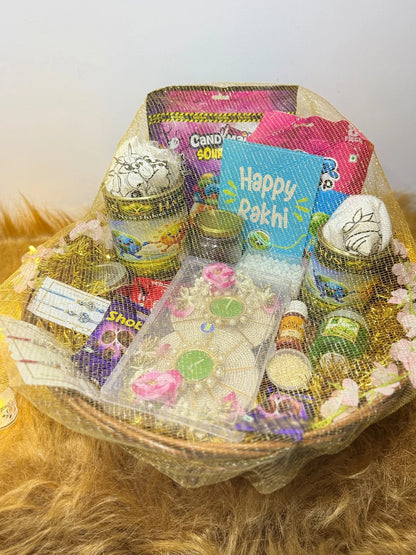 Eco-friendly Raksha Bandhan gift hamper featuring plantable seed tags and Sun Activated Colour-Changing T-Shirts.