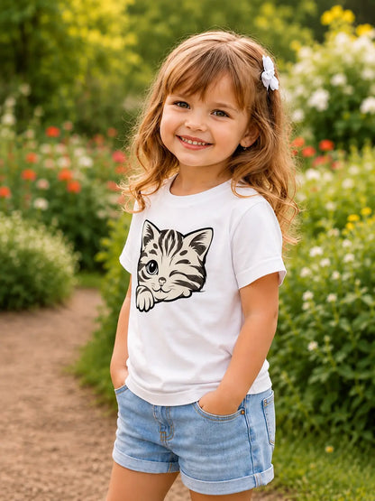 Interactive Sun Activated Kids Cotton T-Shirt by Nysa Huletic