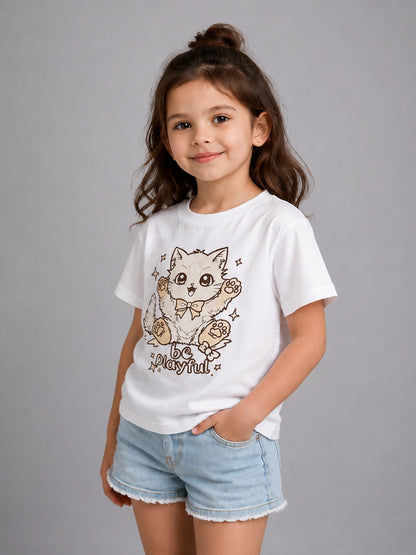 Interactive Sun Activated Kids Cotton T-Shirt by Nysa Huletic