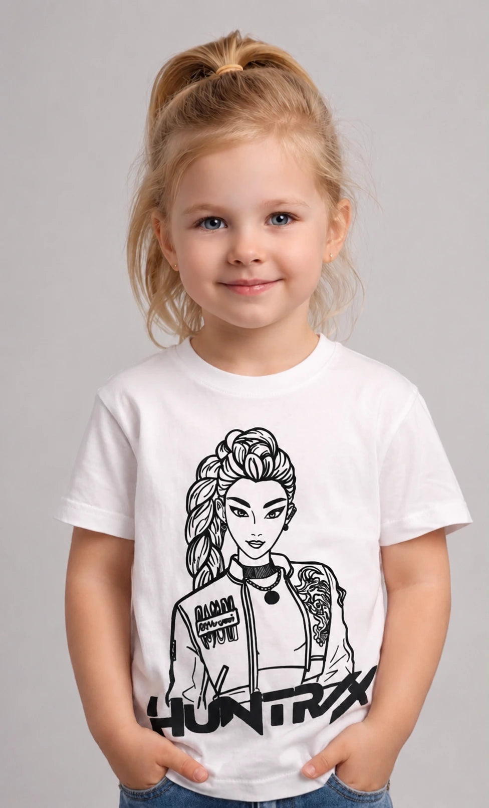 Sun Activated Colour-Changing Cotton T-Shirt for Kids – Huntrix Elite